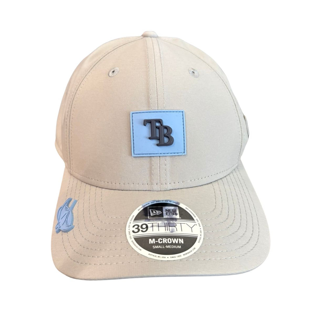 Rays New Era Grey TB 2026 Clubhouse 39Thirty M-Crown Flex Fit Hat