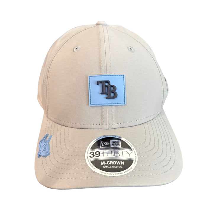Rays New Era Grey TB 2026 Clubhouse 39Thirty M-Crown Flex Fit Hat