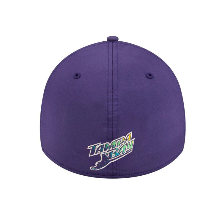 Rays New Era Purple Devil Rays Coop 39Thirty Performance Flex Fit Hat