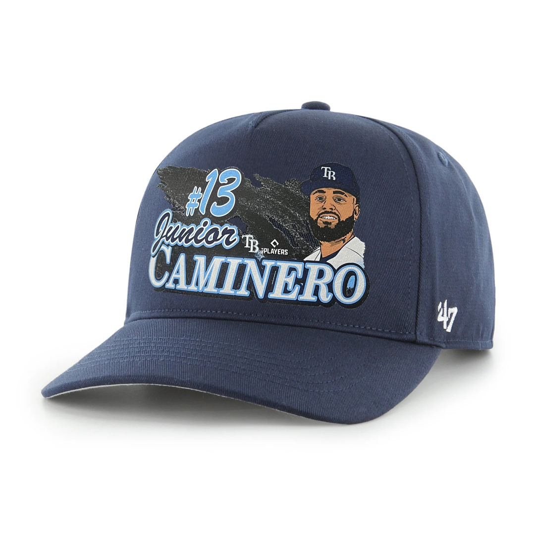 Rays '47 Brand Navy Junior Caminero Hitch Snapback Hat