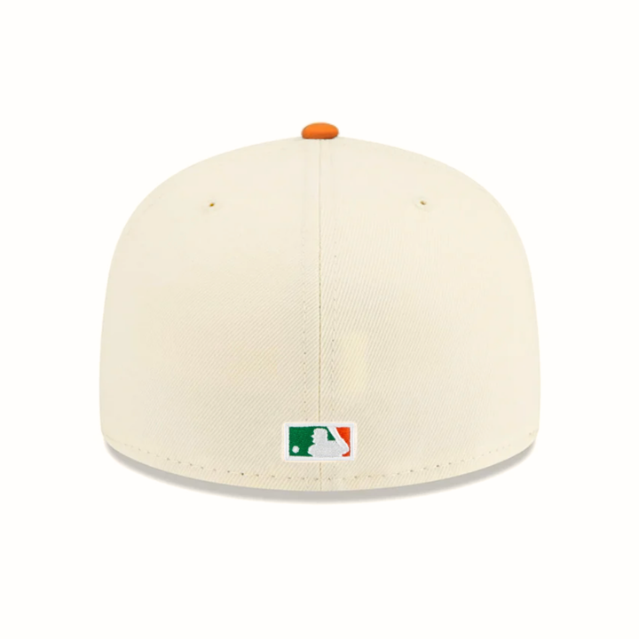 Rays New Era Cream Orange Green Alt 59Fifty Fitted Hat