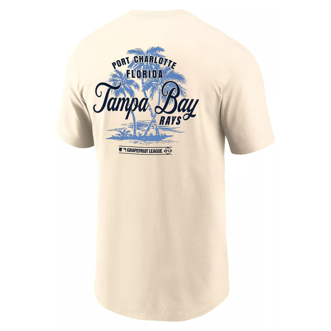 Rays Sportiqe Tan Grapefruit League Spring Training Palm Tree T-Shirt
