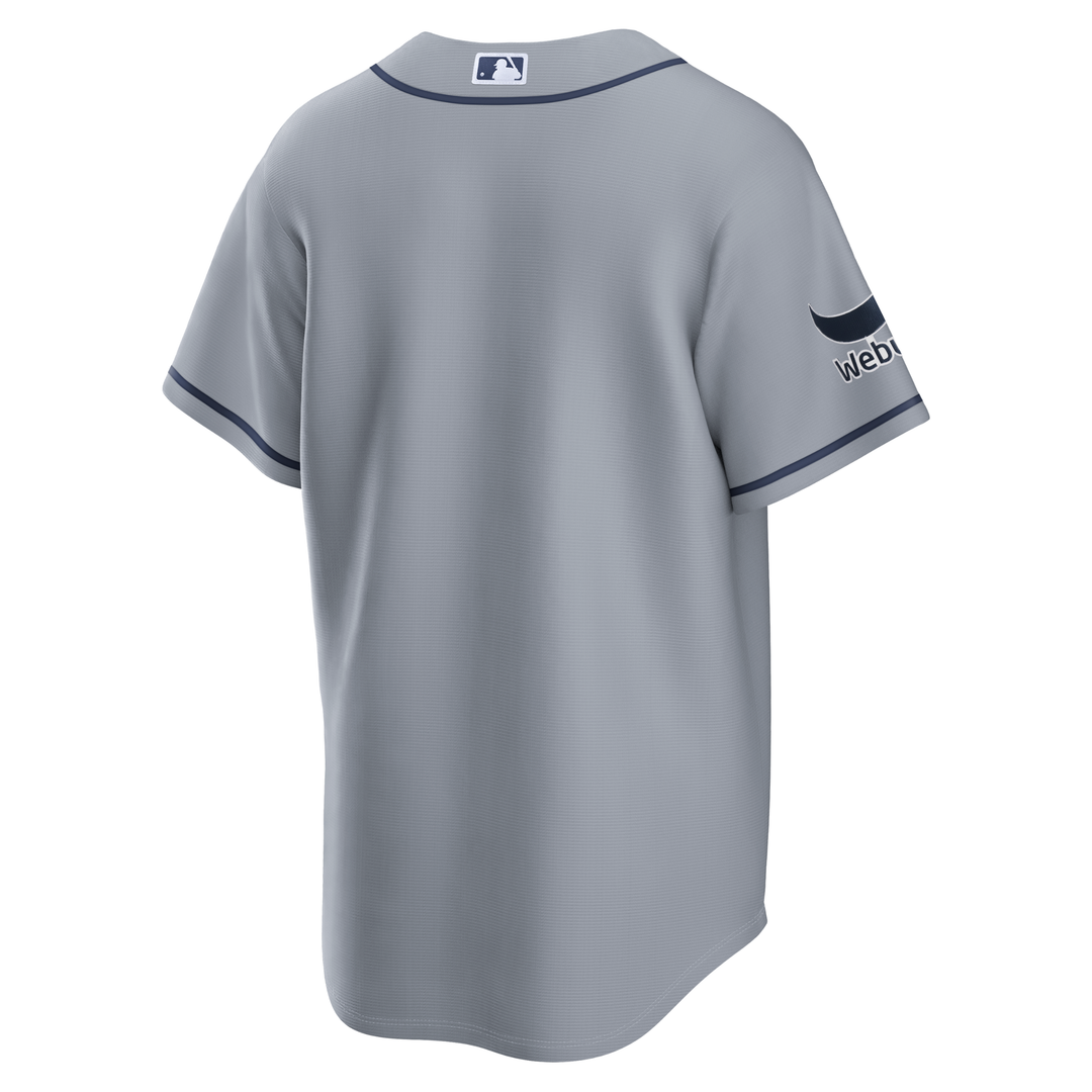 Rays Men's Nike Gray Tampa Bay Road Replica Jersey