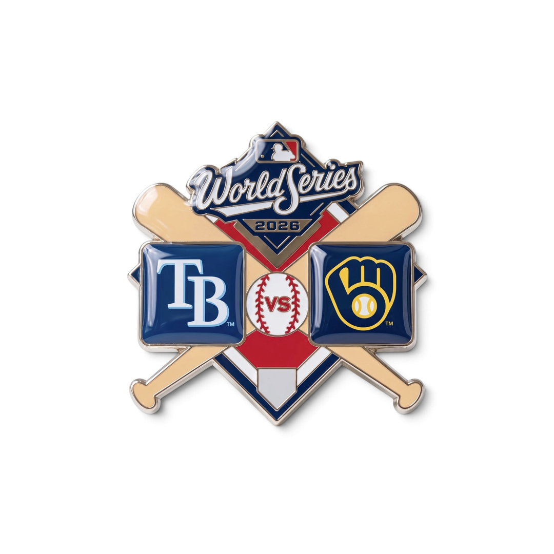 Rays World Series Matchup 2026 Lapel Pin