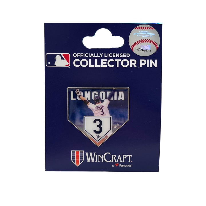 Rays Evan Longoria Player Home Plate Lapel Pin