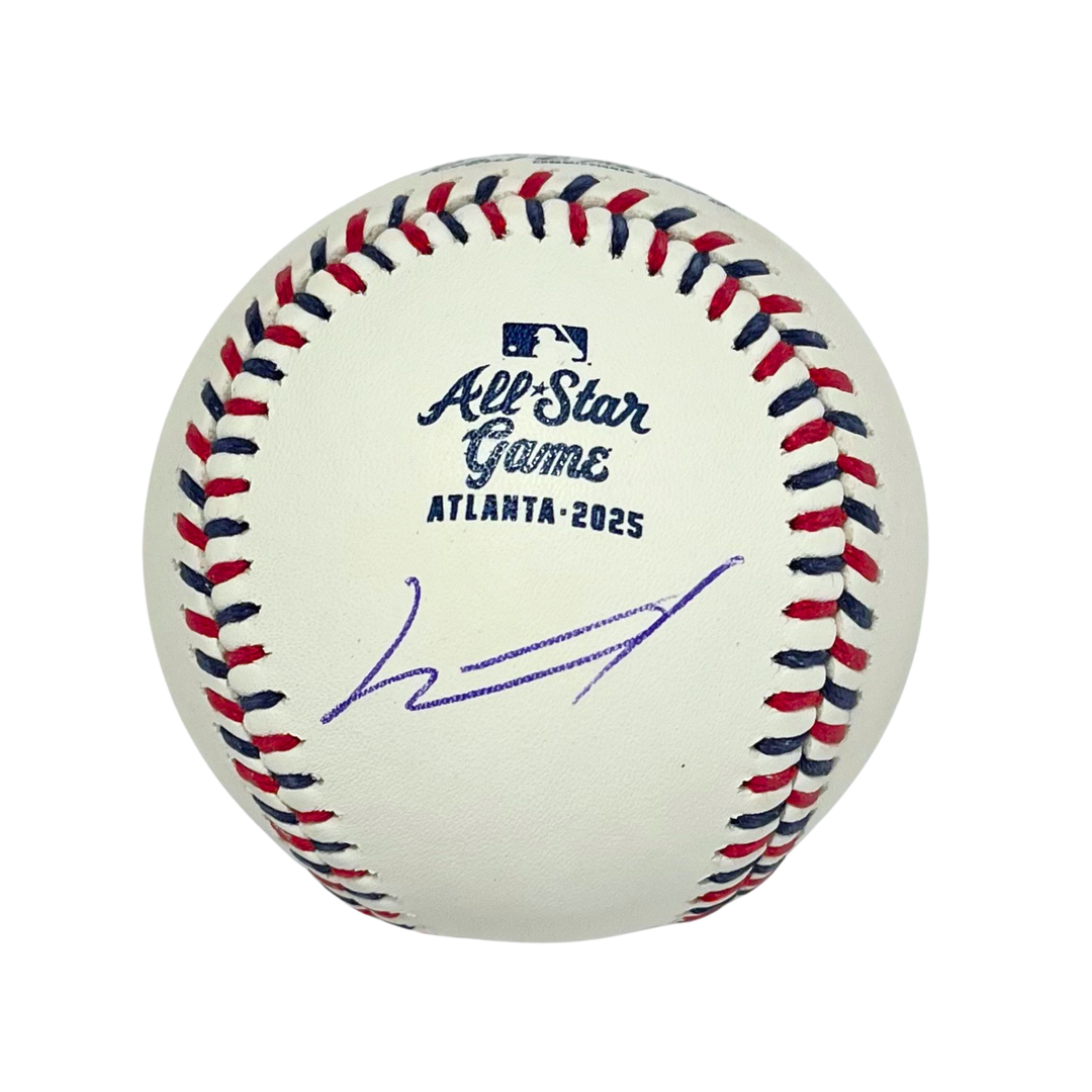 Rays Junior Caminero 2025 All Star Game Autographed Official MLB Baseball