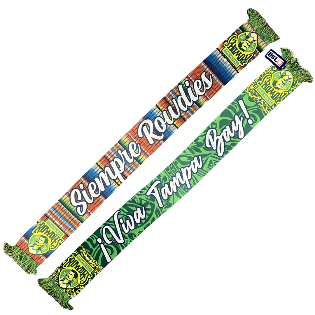 Rowdies Siempre 'Viva Tampa Bay' Dual Sided Scarf