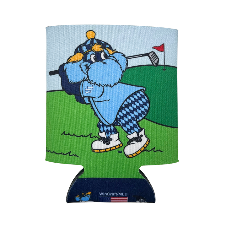 Rays Raymond DJ Kitty Golf Two Sided Can Cooler