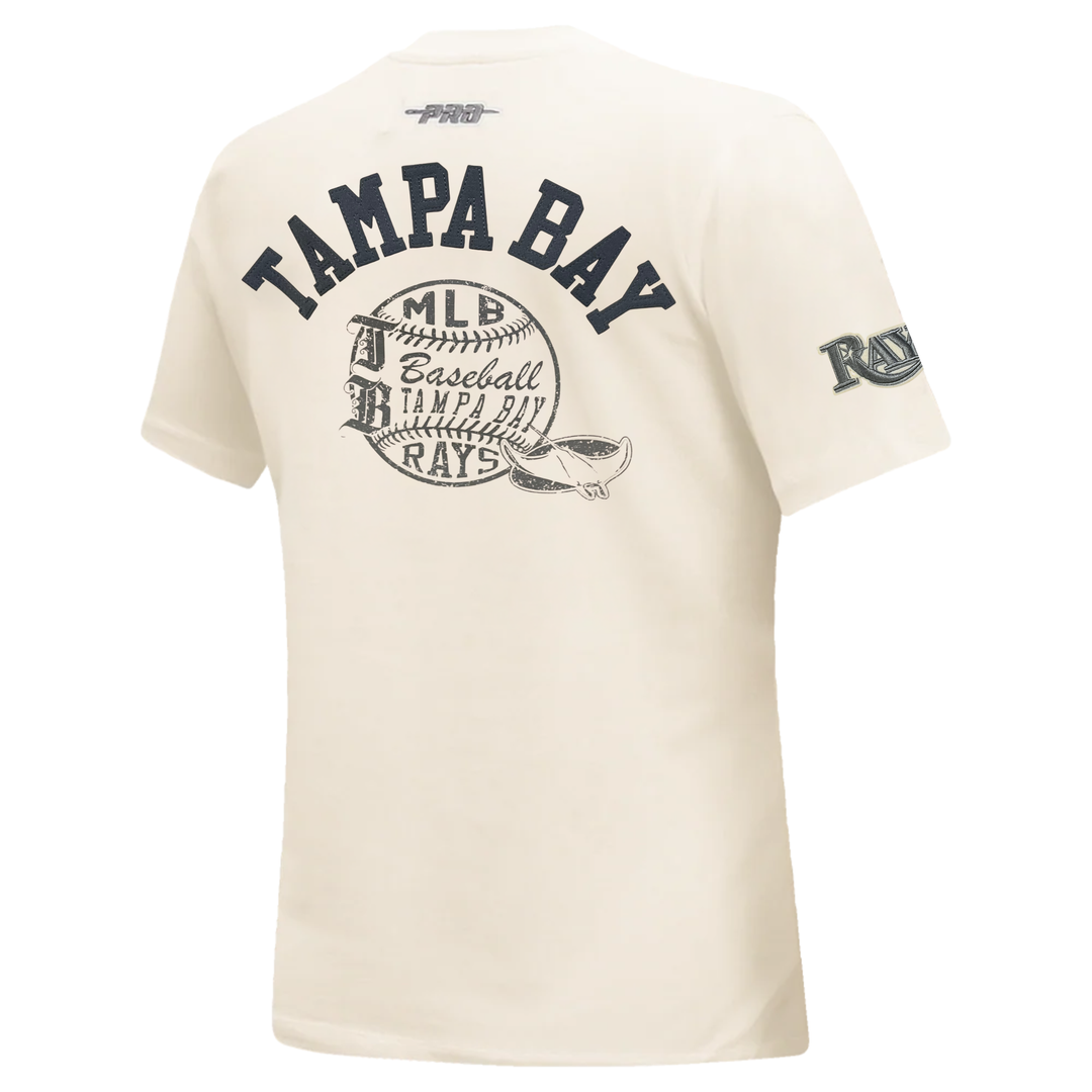 Rays Women's Pro Standard Cream Alt Street Team T-Shirt