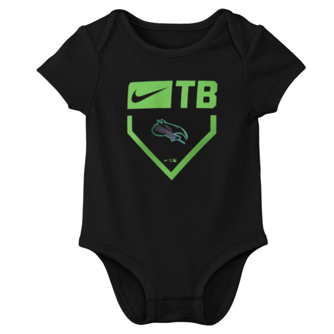 Rays Nike Black City Connect Skateray 3 Pack Onesie Set