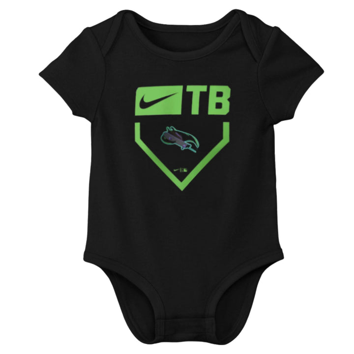 Rays Nike Black City Connect Skateray 3 Pack Onesie Set