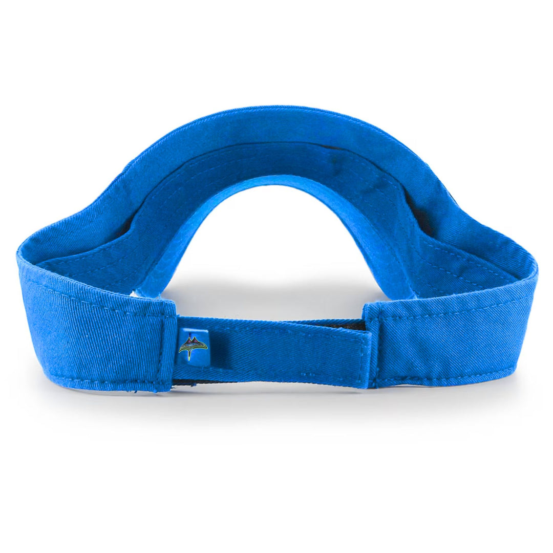 Rays '47 Brand Blue City Connect Skyray Visor Hat