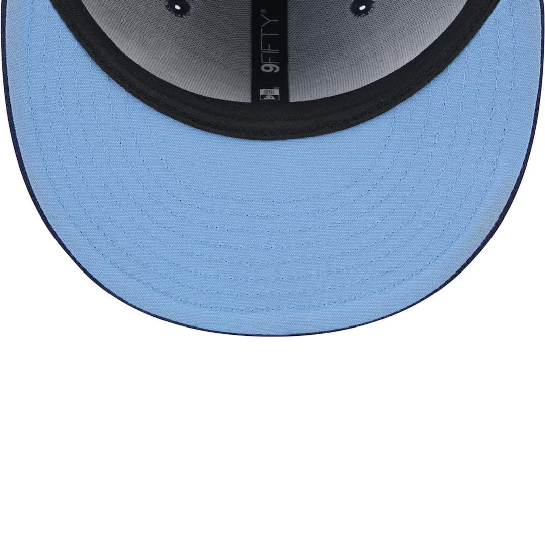Rays New Era Navy 2024 TB Clubhouse 9Fifty Snapback Hat