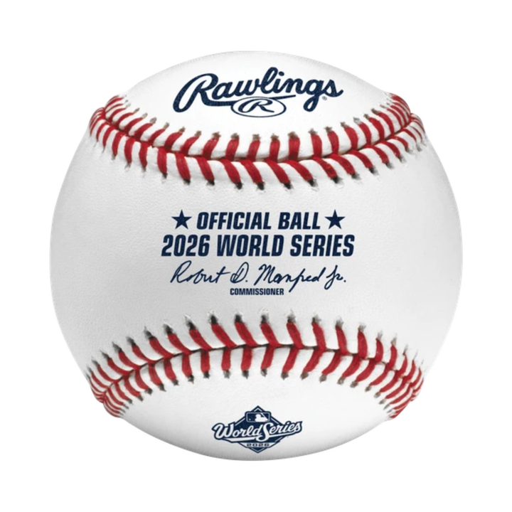 Rays White Rawlings MLB 2026 World Series Commemorative Baseball