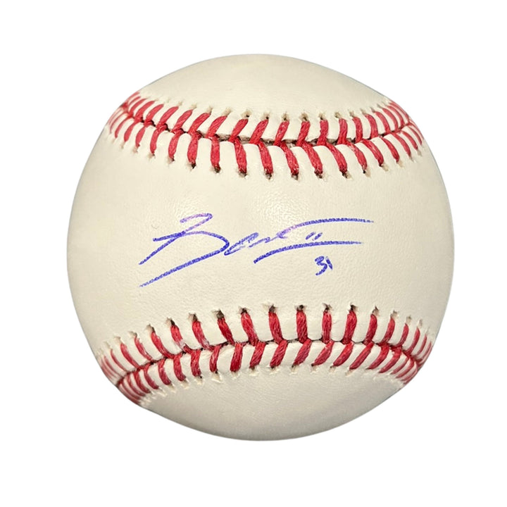 Rays Cedric Mullins Autographed City Connect Official MLB Baseball