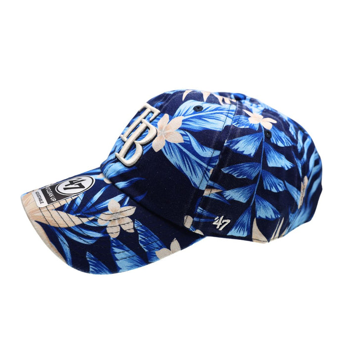 Rays '47 Brand Blue Tropical TB Clean Up Adjustable Hat