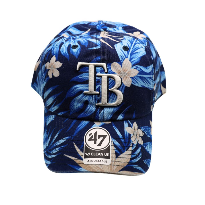 Rays '47 Brand Blue Tropical TB Clean Up Adjustable Hat