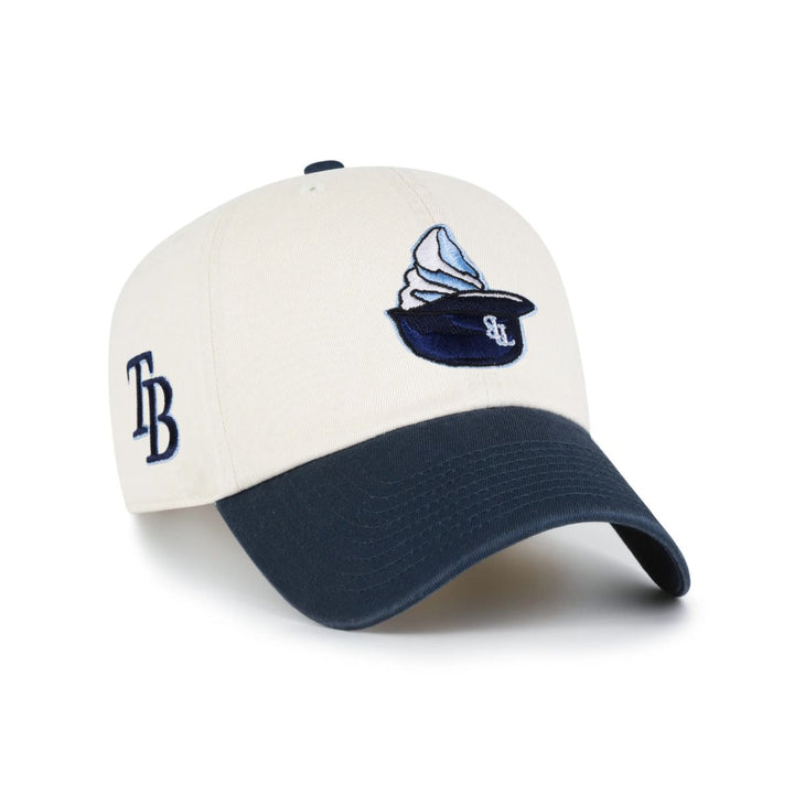 Rays '47 Tan Brand Ice Cream Sundae Helmet Clean Up Adjustable Hat