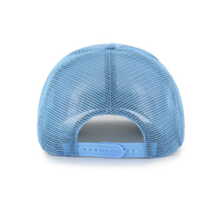 Rays '47 Light Blue Burst Mesh Trucker Hitch Snapback Hat