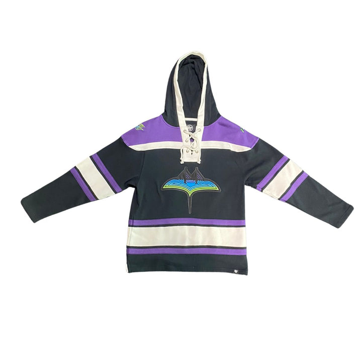 Rays Men's '47 Black City Connect Lacer Skyray Hockey Hoodie