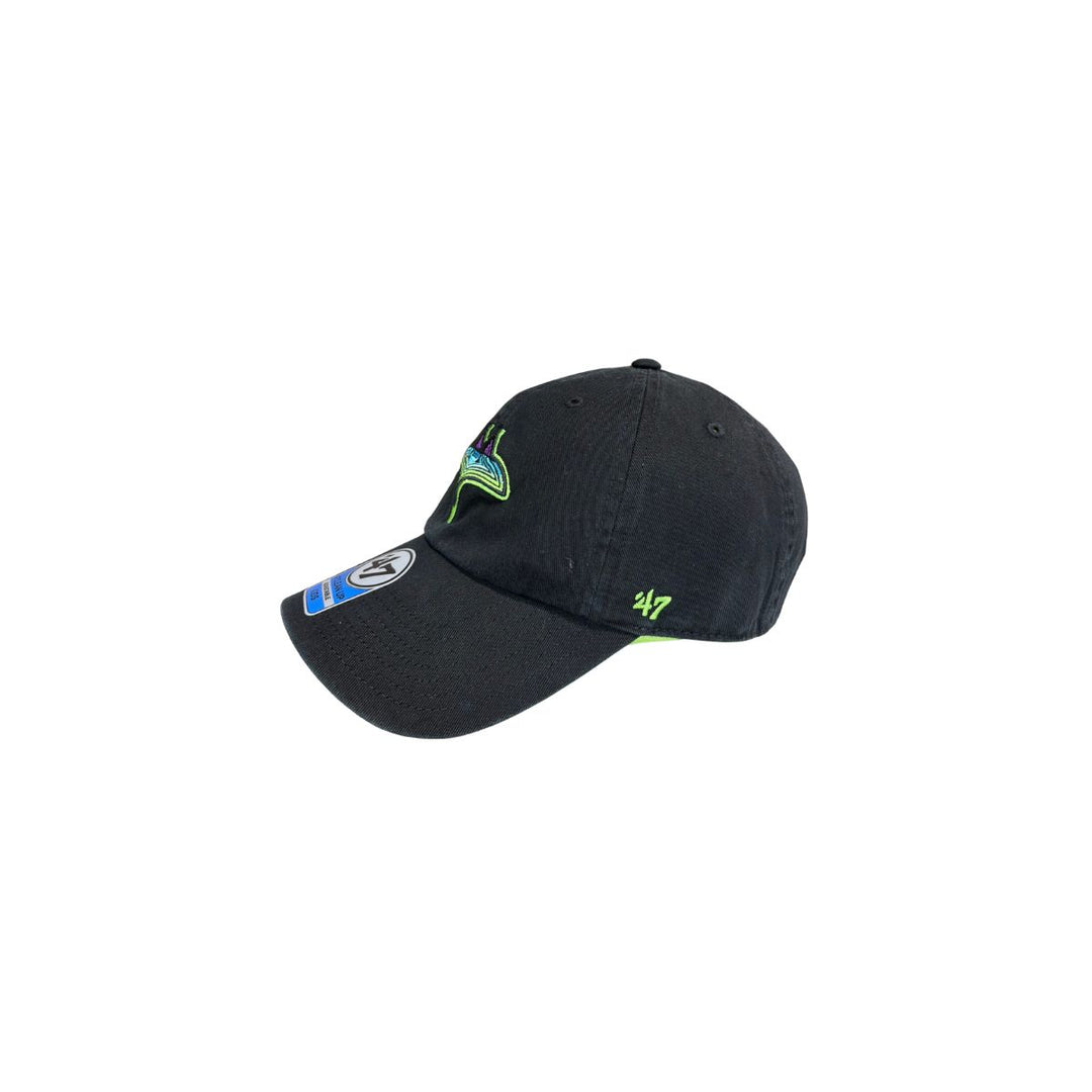 Rays Kids '47 Brand Black City Connect Clean Up Skyway Adjustable Hat