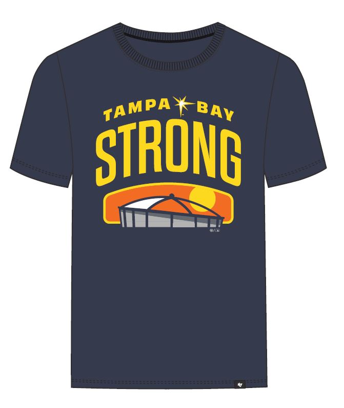 Rays '47 Brand Tampa Bay Strong Navy Tropicana Field T-Shirt