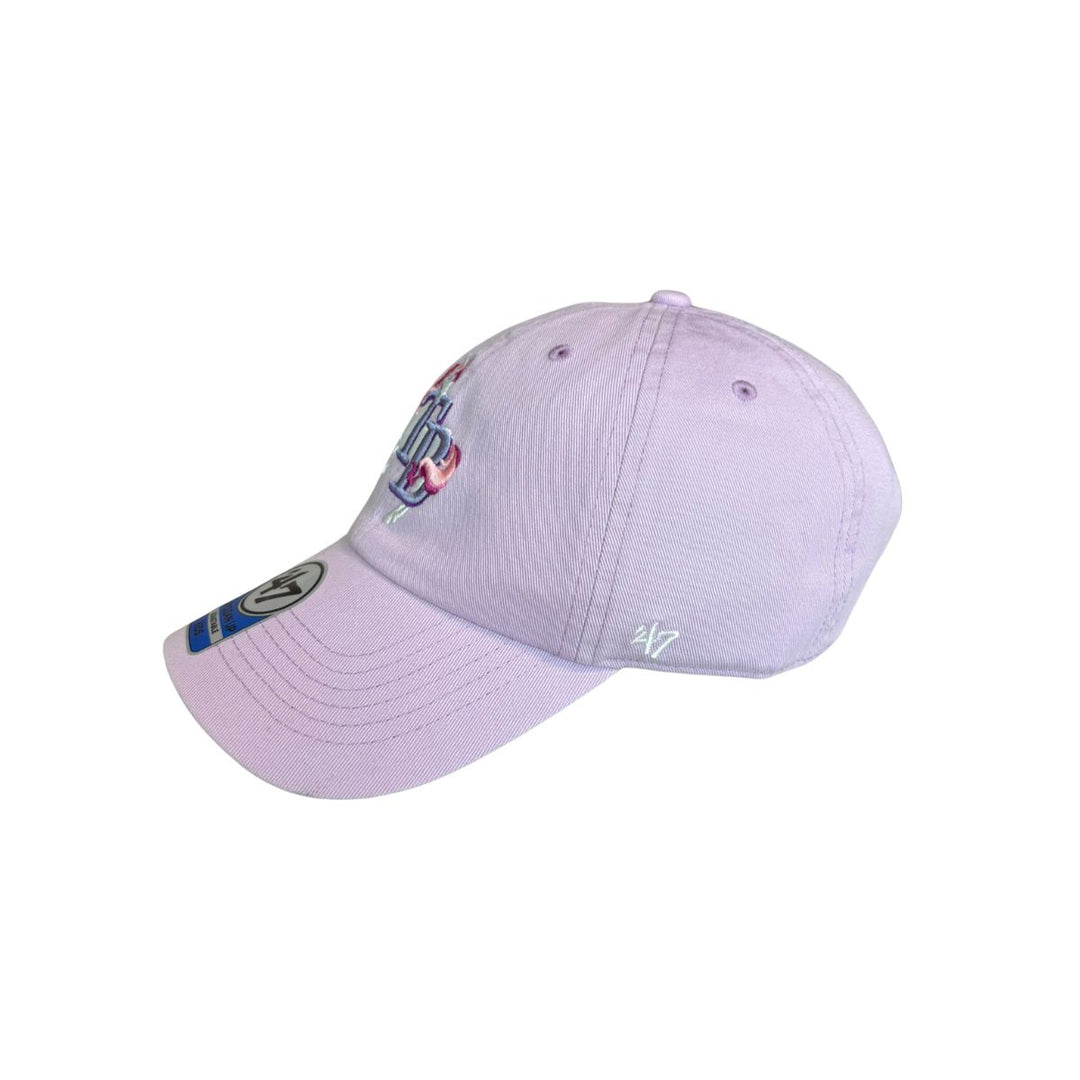 Rays Kids '47 Brand Purple Unicorn TB Clean Up Adjustable Hat