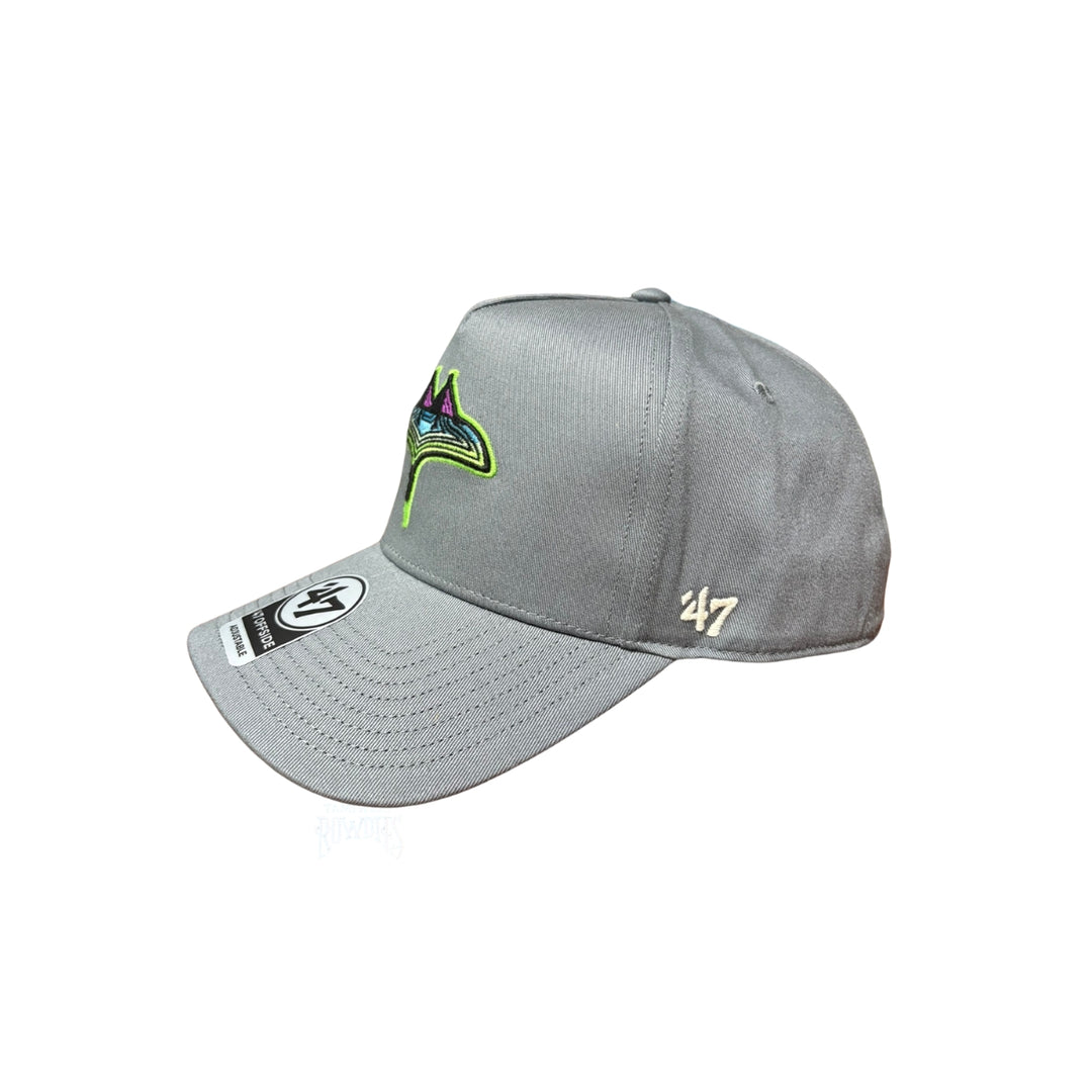 Rays '47 Brand Blue Grey City Connect Skyray Foundation Offside Snapback Hat