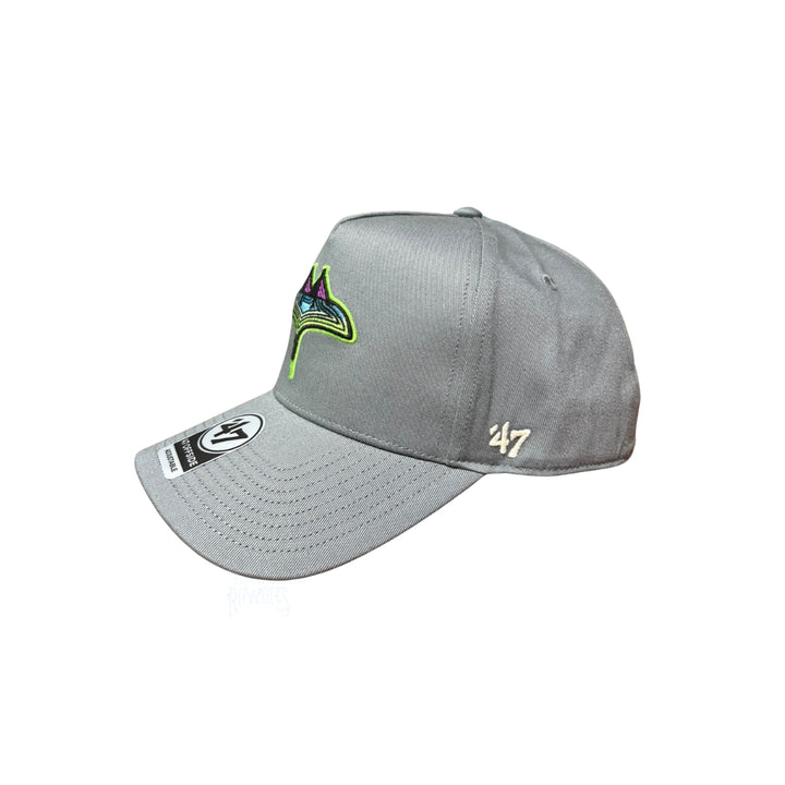 Rays '47 Brand Blue Grey City Connect Skyray Foundation Offside Snapback Hat