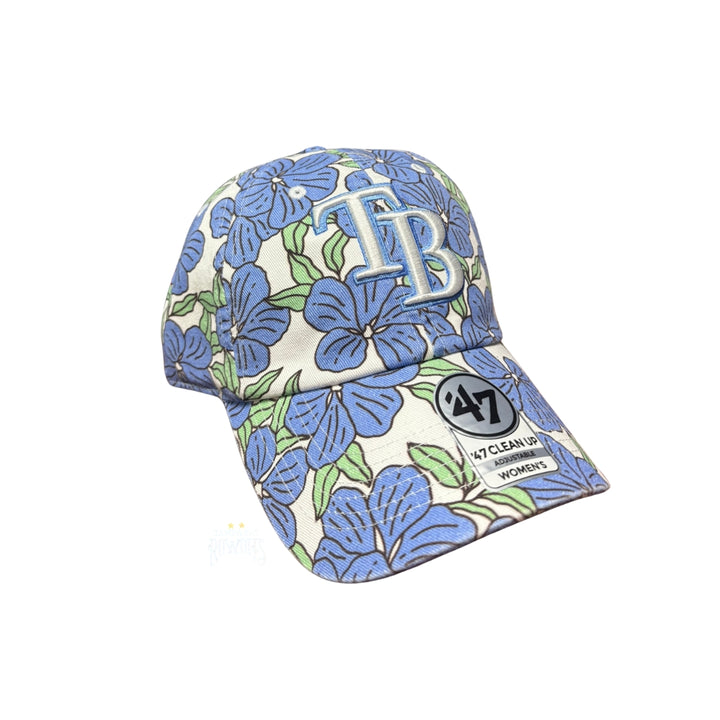 Rays '47 Brand Blue Florentina TB Clean Up Adjustable Hat