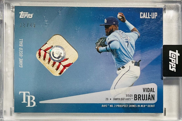 RAYS VIDAL BRUJAN TOPPS BASEBALL RELIC CARD (/49)