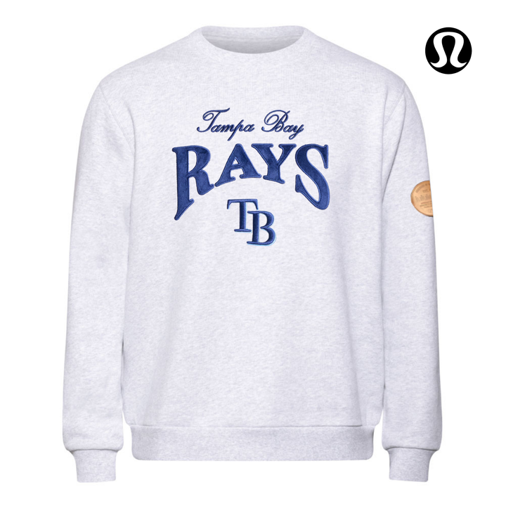 Rays Men's lululemon Grey Steady State Crew Sweatshirt