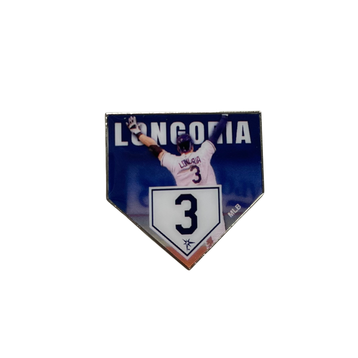 Rays Evan Longoria Player Home Plate Lapel Pin