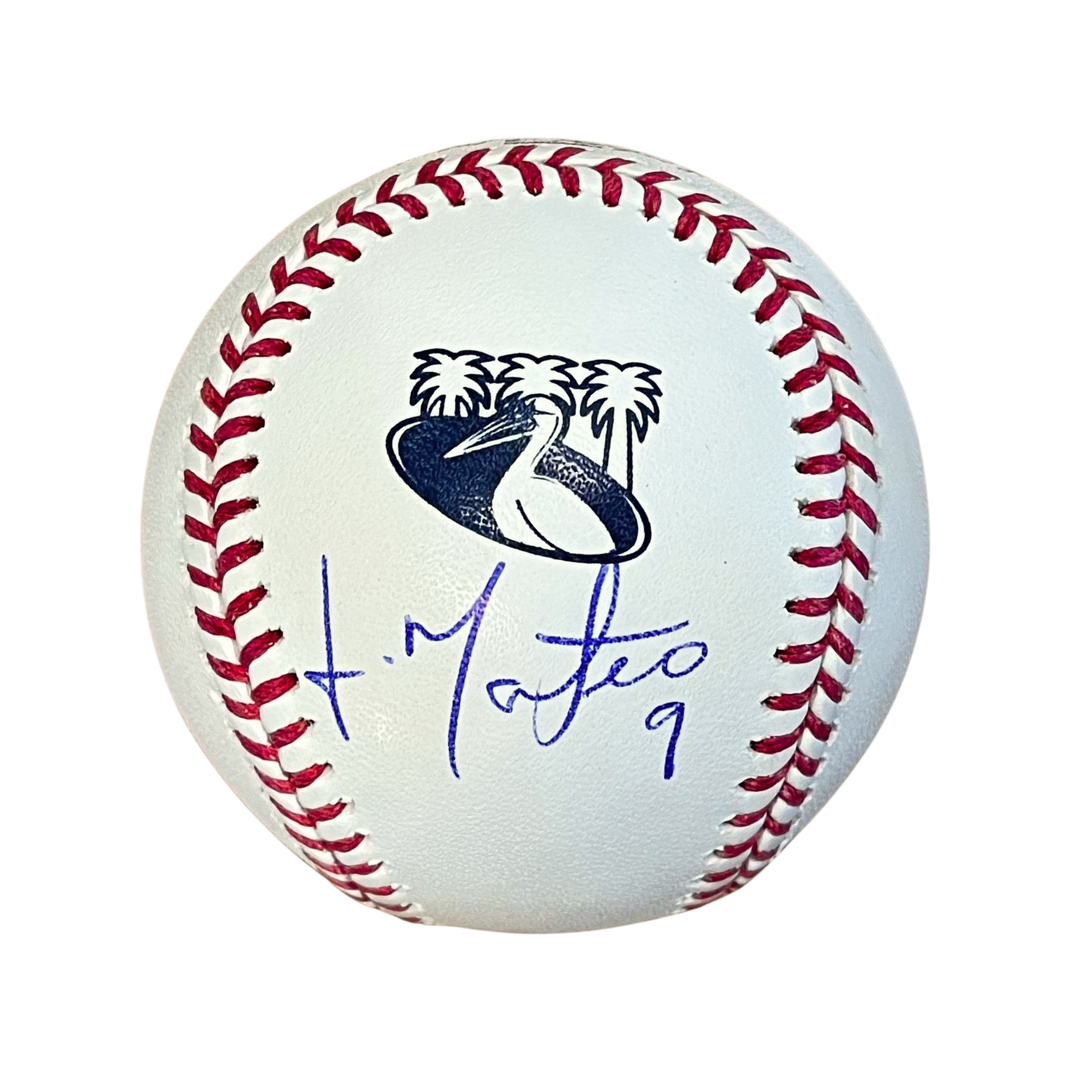 Rays Jorge Mateo Autographed City Connect Official MLB Baseball