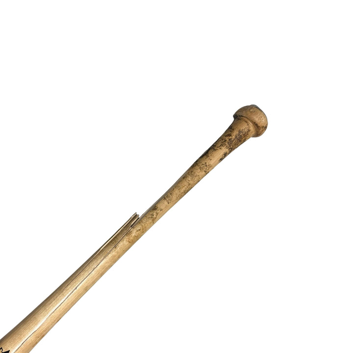 Rays Brandon Lowe Team Issued Autographed Broken Bat