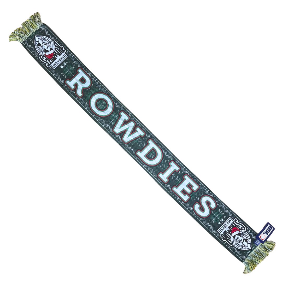 Rowdies Holiday Scarf 2025