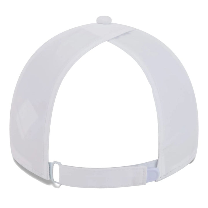 Rays Women's New Era White TB 9Twenty Ponytail Opening Adjustable Hat