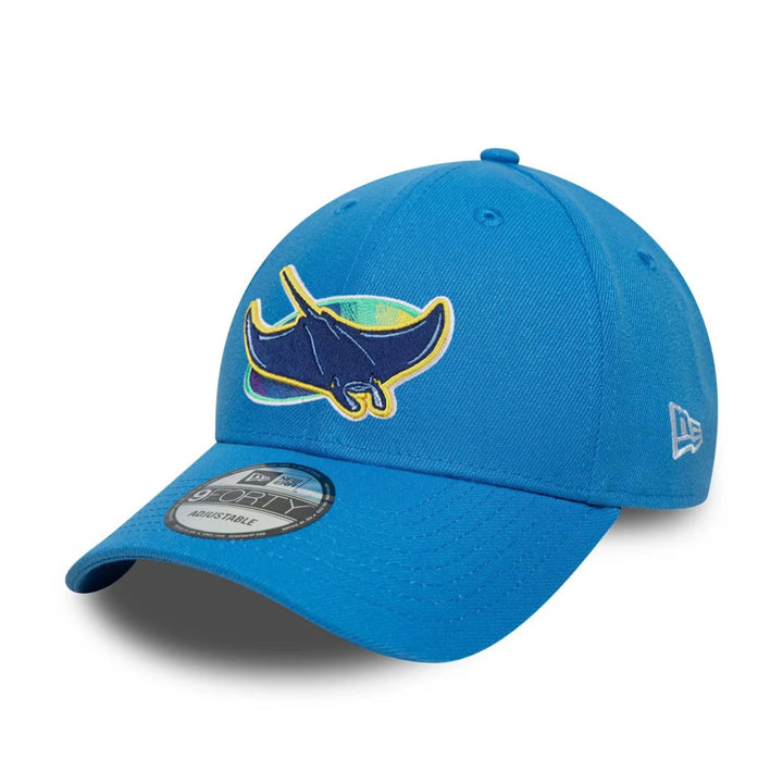Rays New Era Aqua Blue Devil Rays 9Forty Adjustable Hat