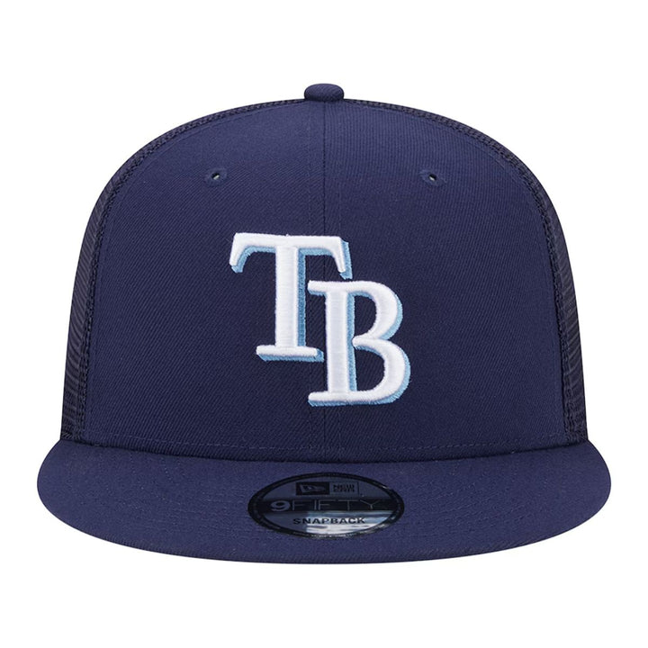 Rays New Era Navy TB Trucker 9Fifty Snapback Hat