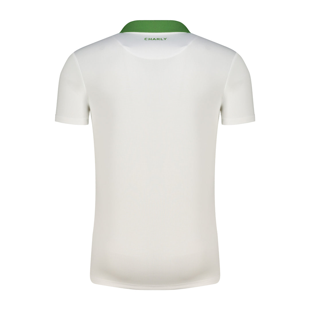 Rowdies Charly White/Green Two Star Polo