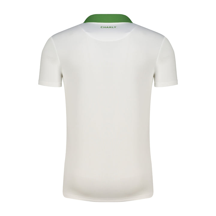 Rowdies Charly White/Green Two Star Polo