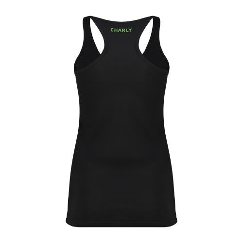 Rowdies Women's Charly Black Soccer Ball Tank