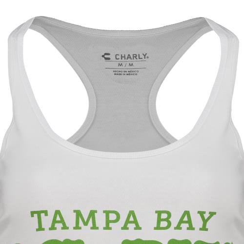 Rowdies Women's White Arch Logo Tank