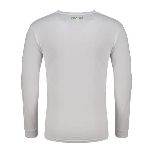 Rowdies Charly White Secondary Logo Long Sleeve