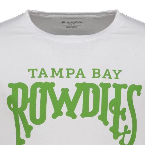 Rowdies Charly White Secondary Logo Long Sleeve