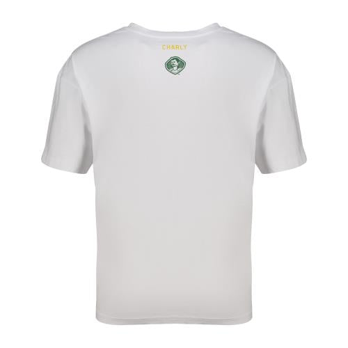 Rowdies Charly White Ship Tee