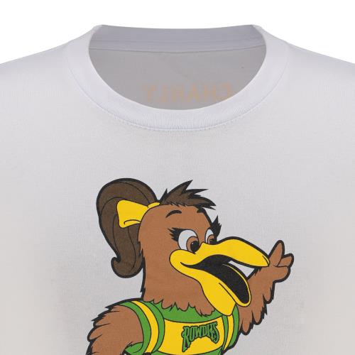 Rowdies Charly Youth White Pinnie Tee