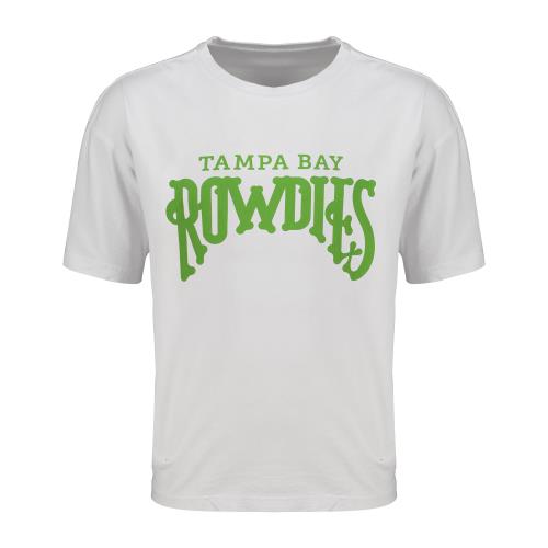 Rowdies Charly White Secondary Logo Tee