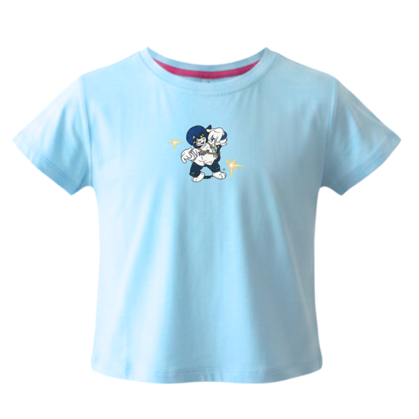 Rays Youth TEREZ Blue DJ Kitty Tee | The Bay Republic