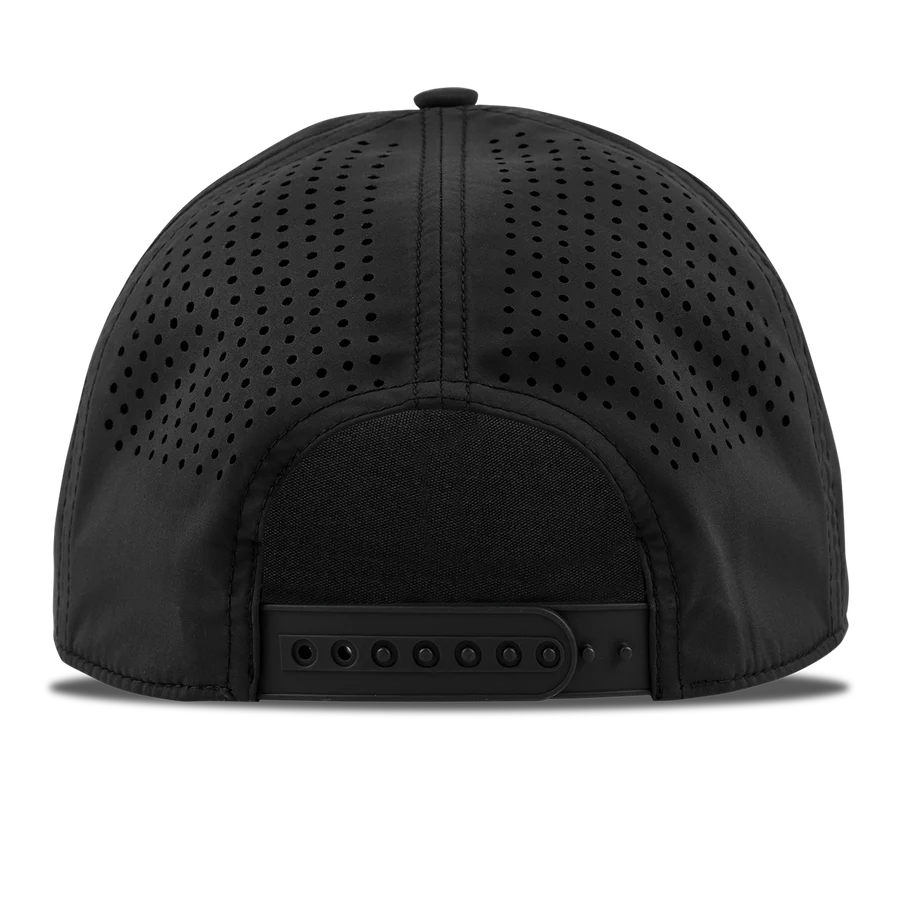 Rowdies Branded Bills Black Arch Logo Rope Snapback Hat